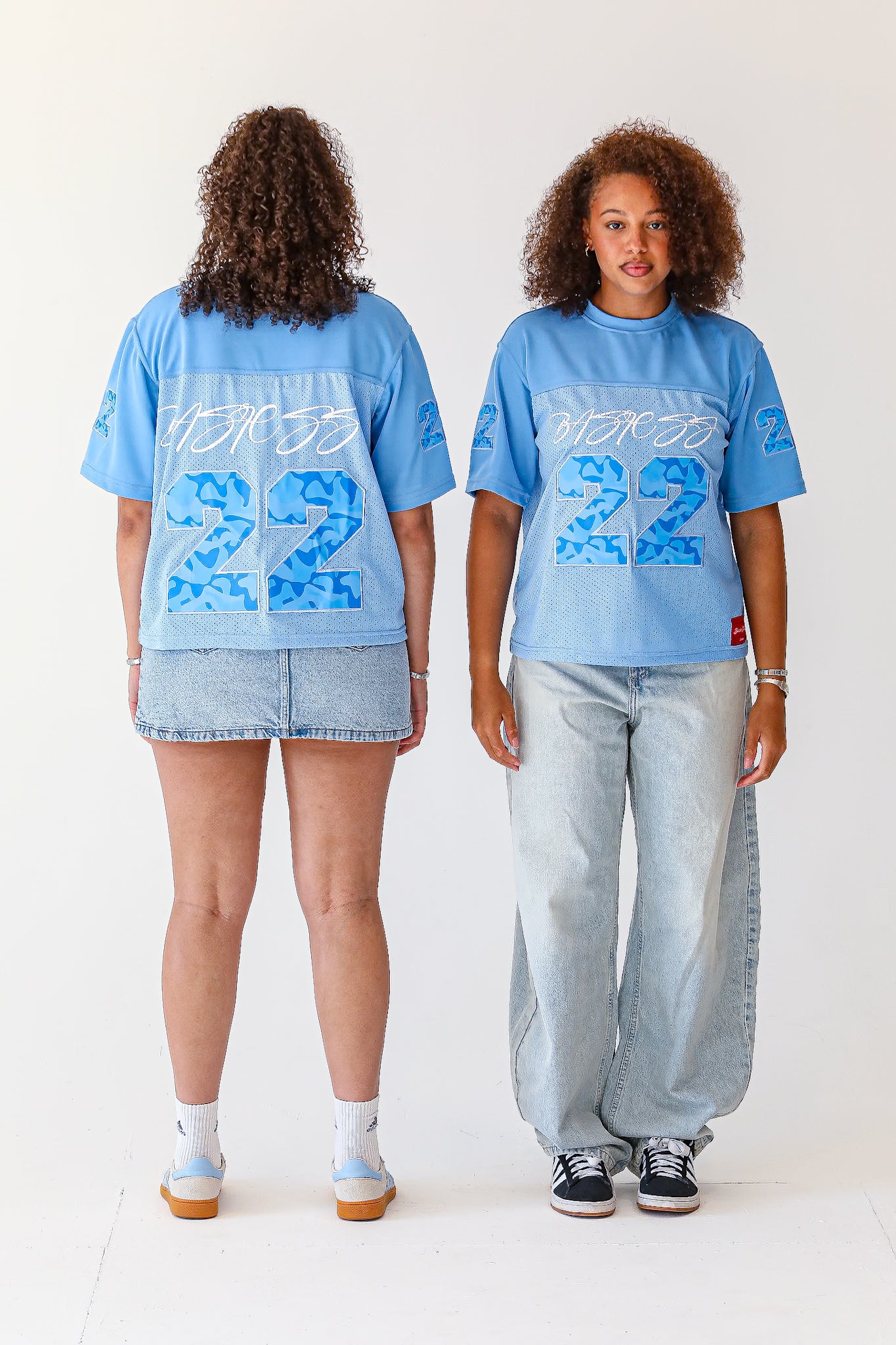 WMNS LIGHT BLUE 22 CAMO JERSEY