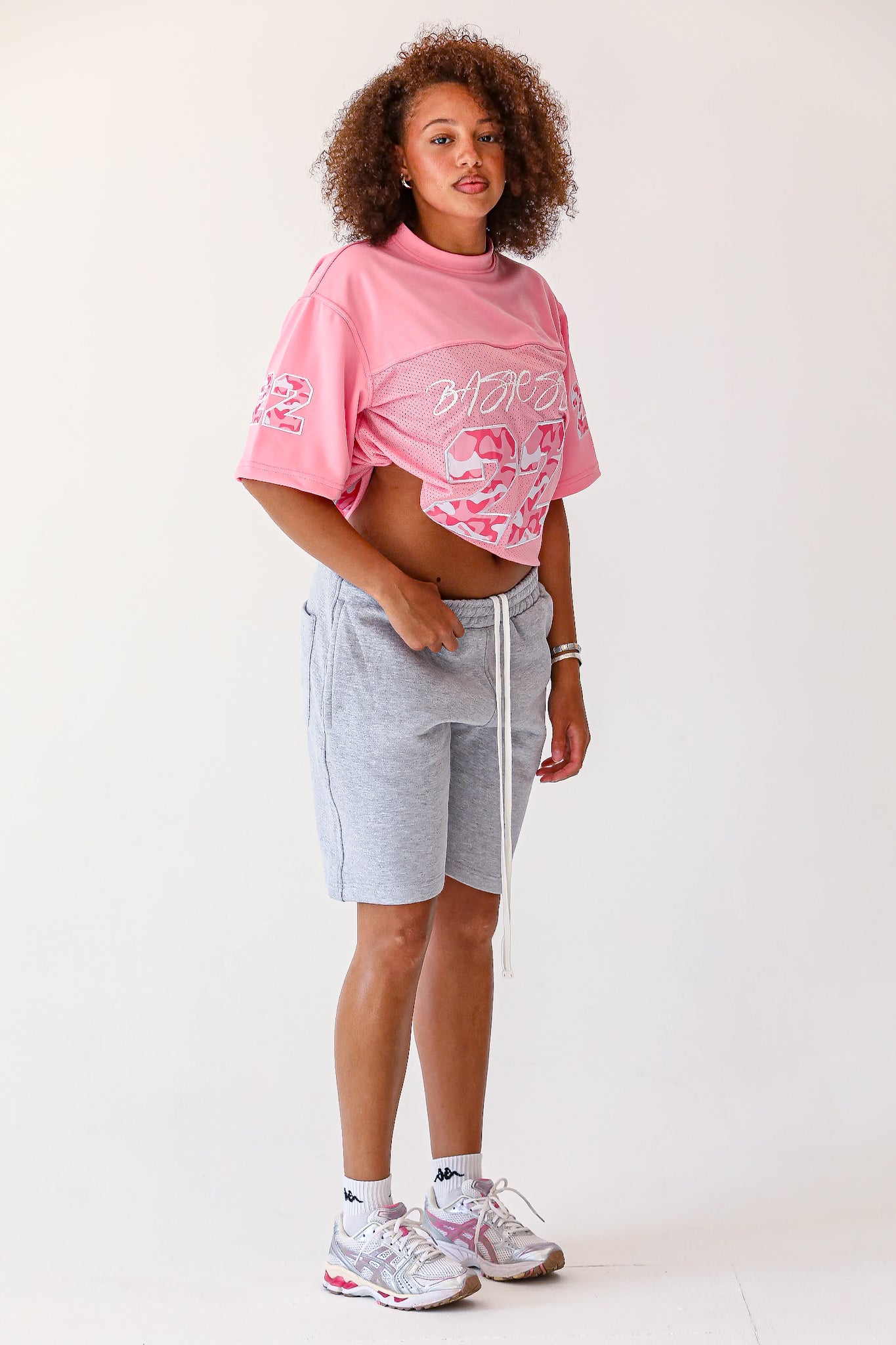 WMNS PINK 22 CAMO JERSEY