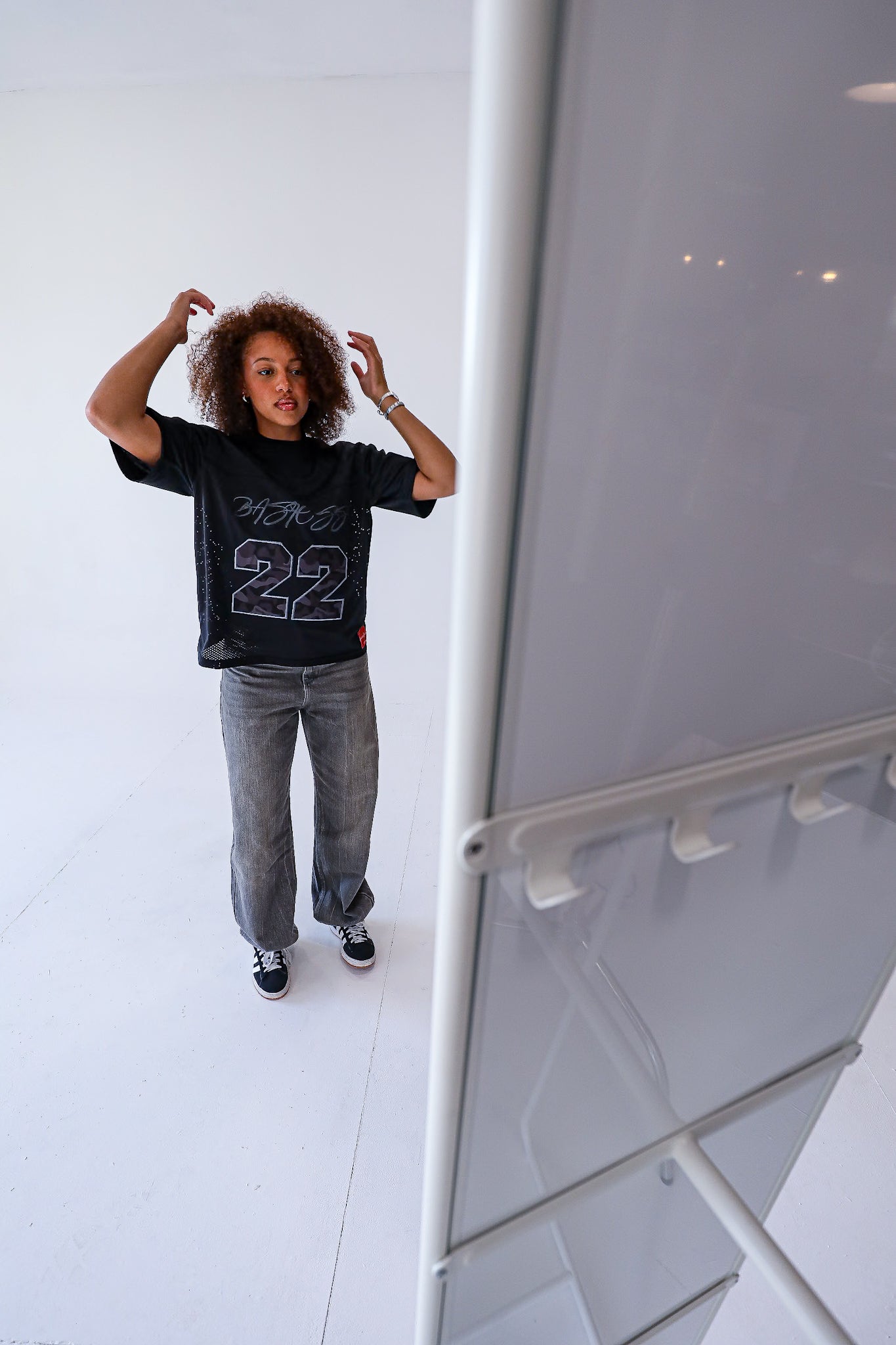 WMNS BLACK 22 CAMO JERSEY