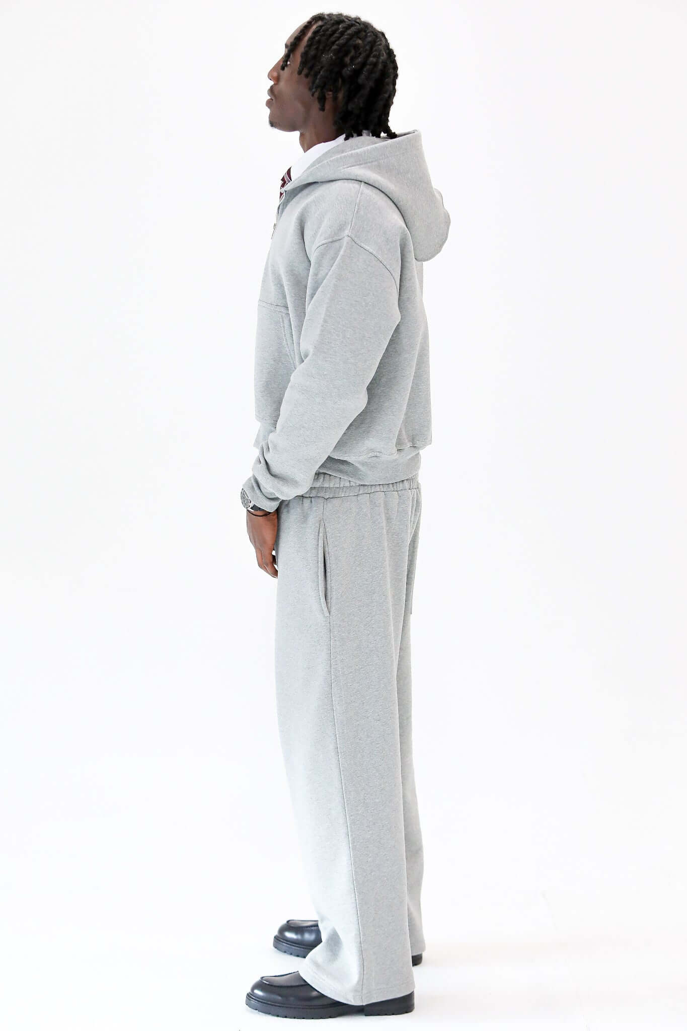 GREY CLOUD ZIP-UP