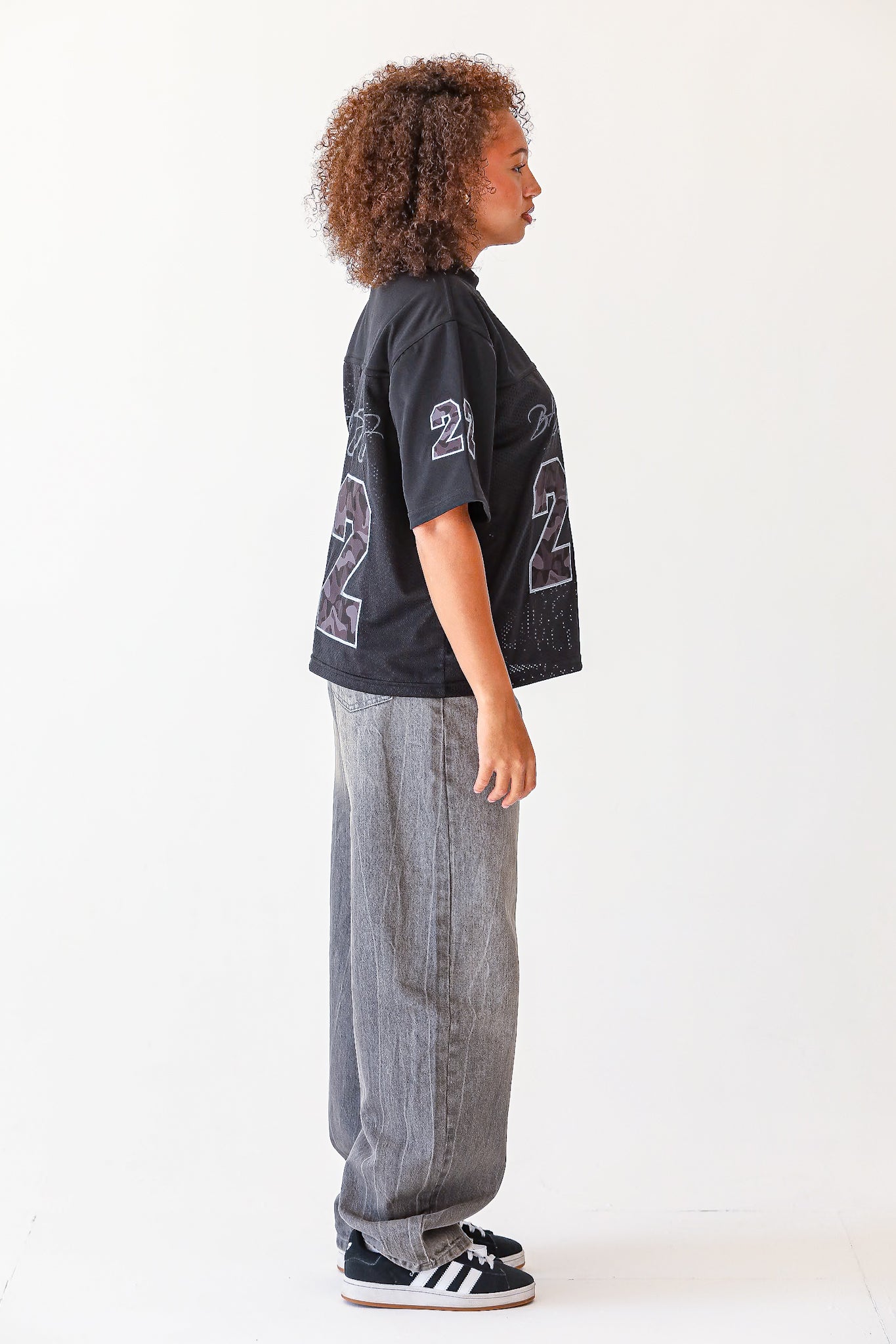 WMNS BLACK 22 CAMO JERSEY