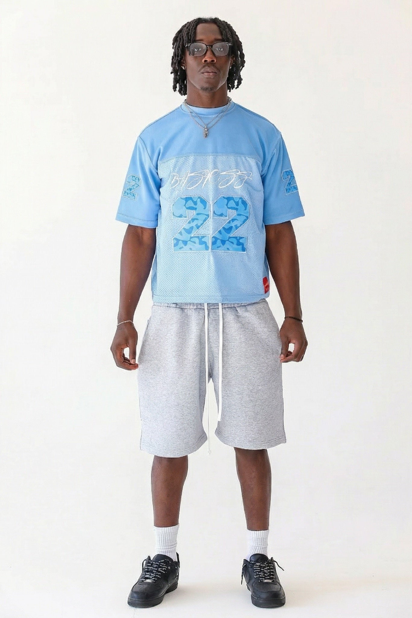 LIGHT BLUE 22 CAMO JERSEY