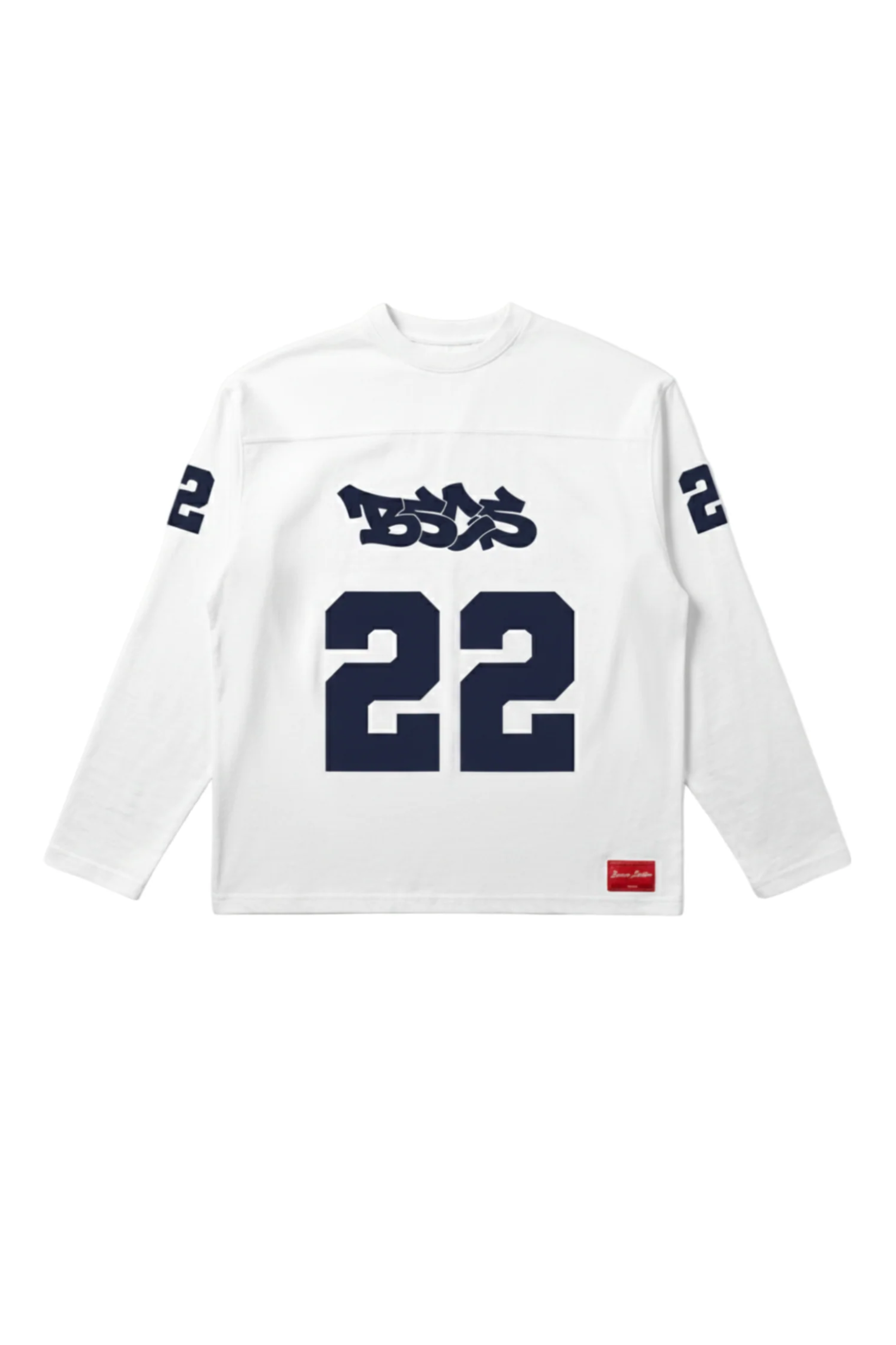 WHITE 22 LONG SLEEVE