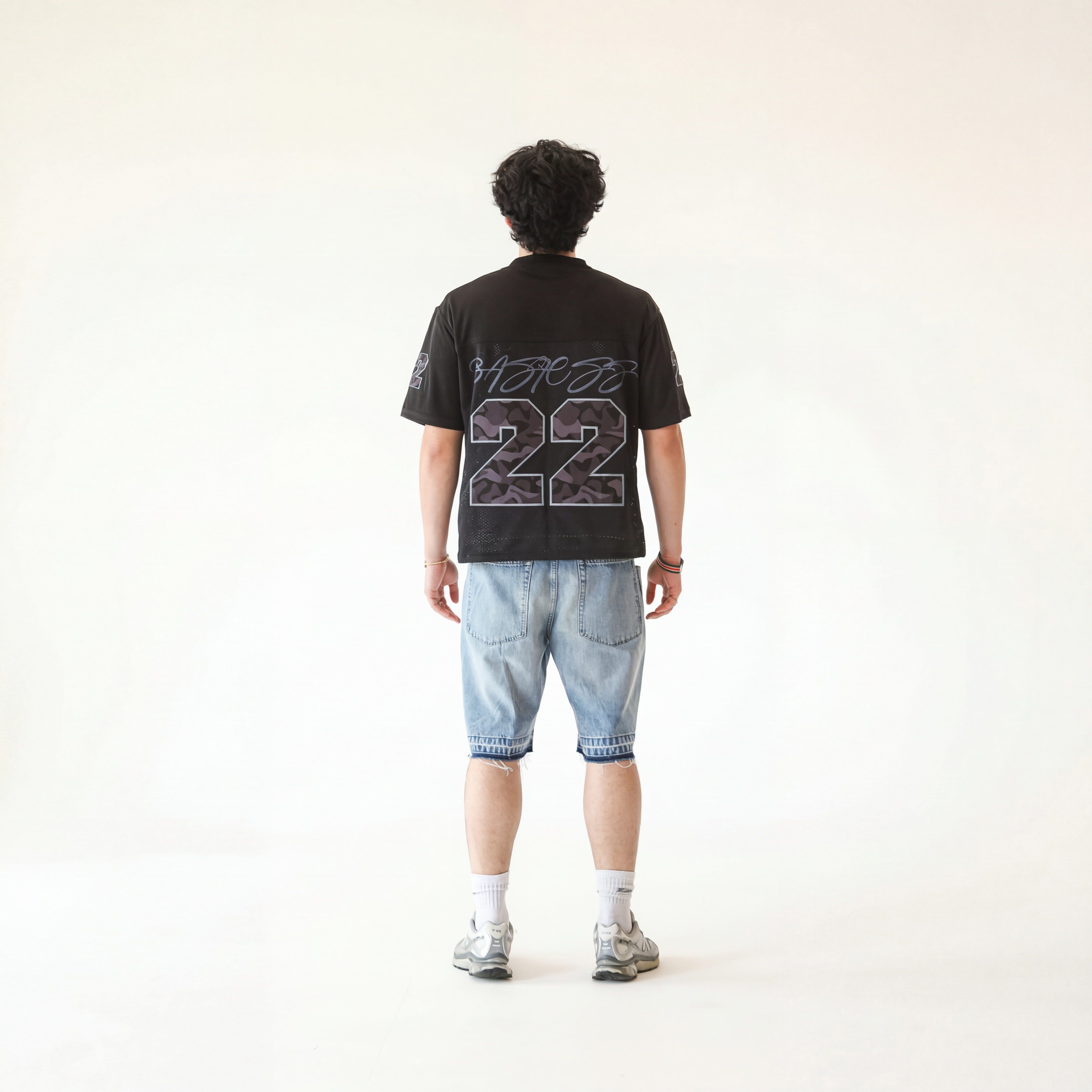 BLACK 22 CAMO JERSEY