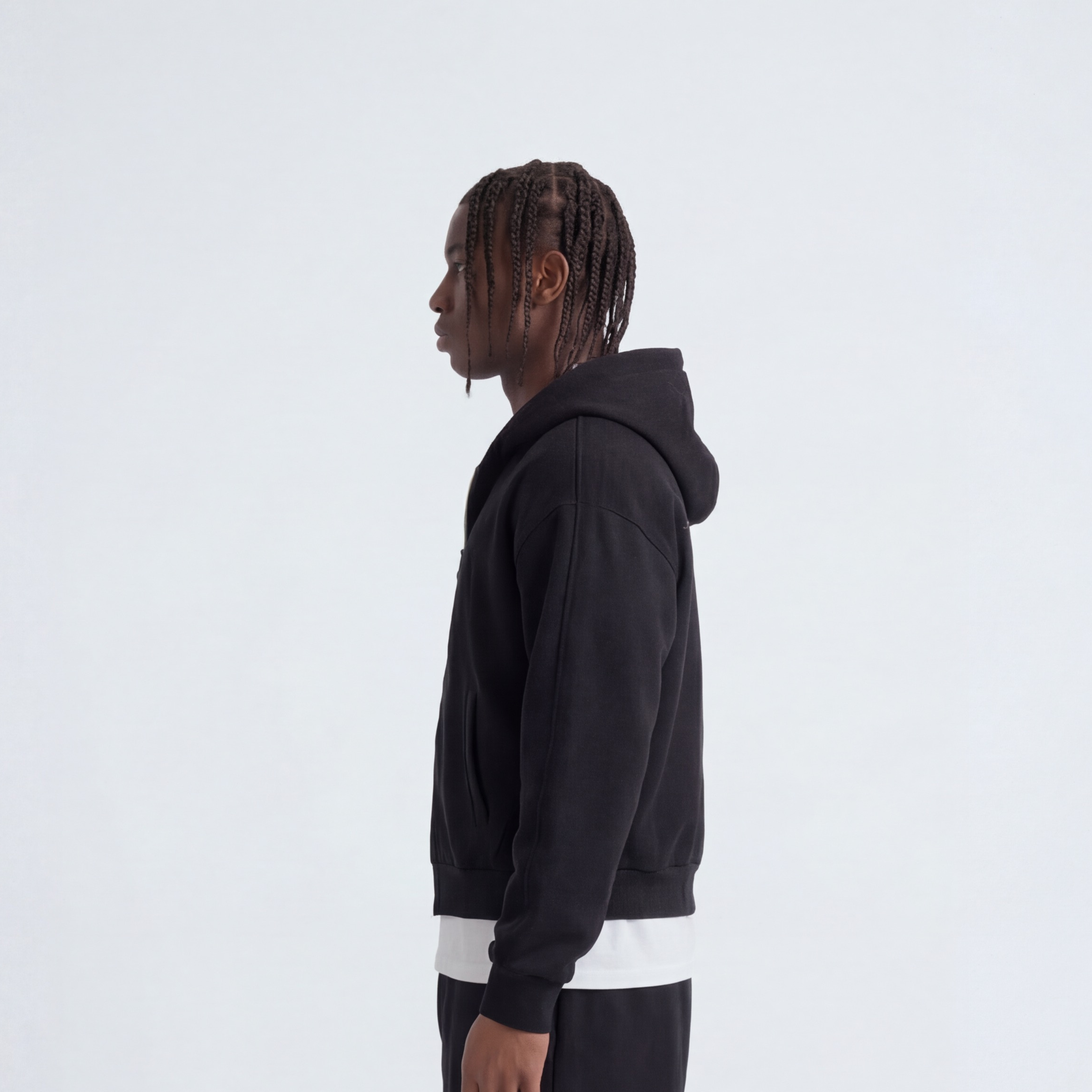 BLACK CLOUD ZIP-UP